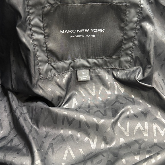 Marc New York Black Puffer Coat Size Medium - Picture 4 of 8